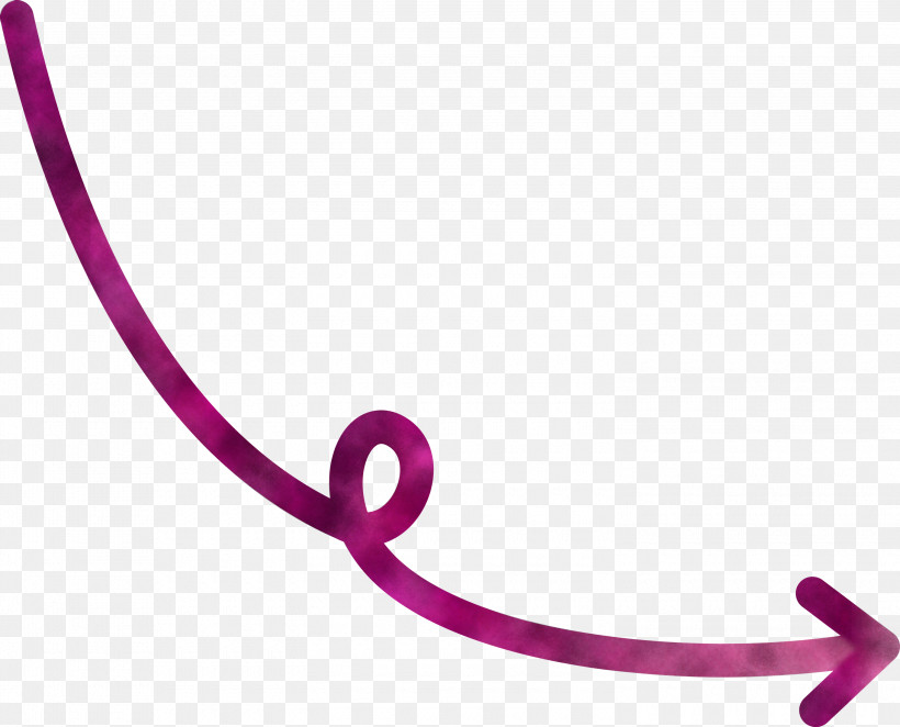 Curved Arrow, PNG, 3000x2422px, Curved Arrow, Magenta, Pink, Violet Download Free