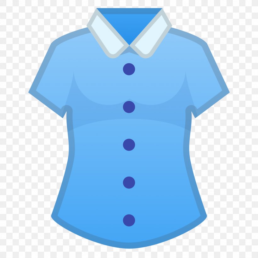 T-shirt Clothing Emoji Sleeve, PNG, 1024x1024px, Tshirt, Blouse, Blue, Button, Clothing Download Free