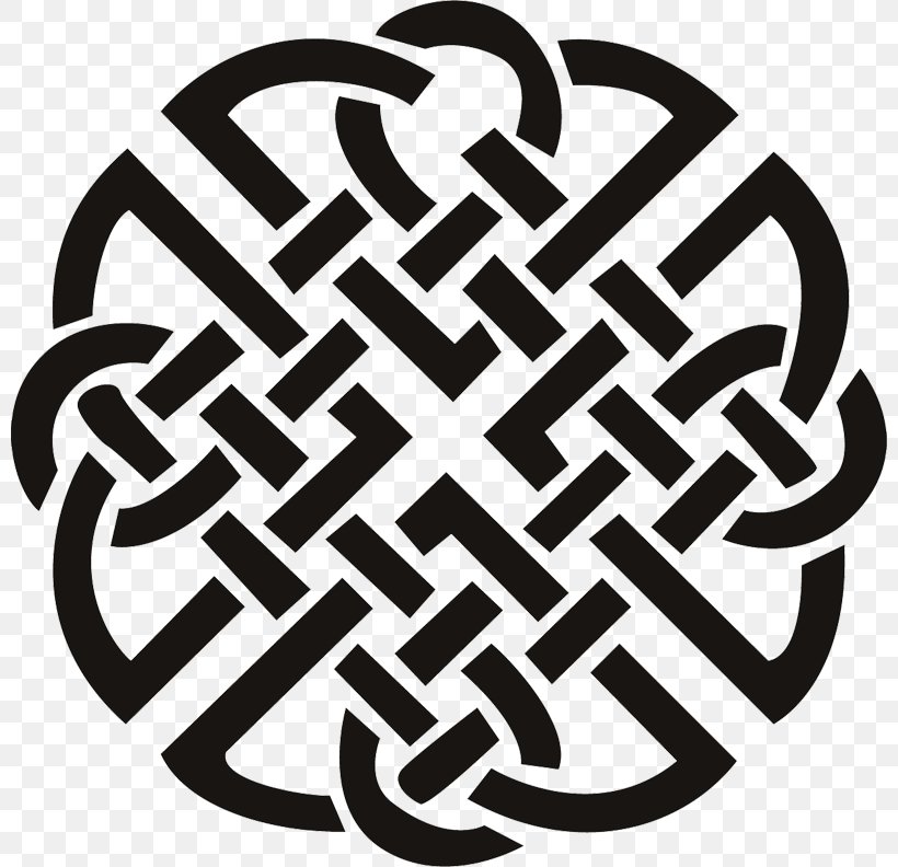 Celtic Knot Symbol Endless Knot, PNG, 800x792px, Celtic Knot, Art, Black And White, Brand, Celts Download Free
