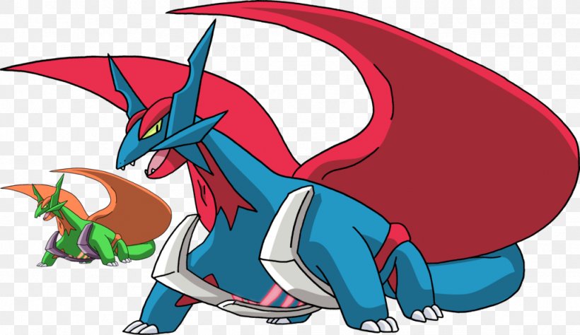 Pokémon X And Y Salamence Shelgon Dragon, PNG, 1024x593px, Salamence, Ampharos, Art, Bagon, Cartoon Download Free