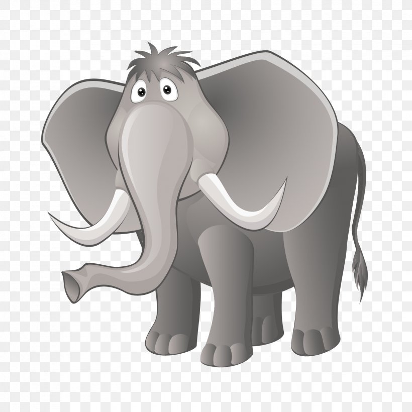 Vector Graphics Illustration Image Cartoon Photography, PNG, 1654x1654px, Cartoon, African Elephant, Animal, Cat Like Mammal, Drawing Download Free