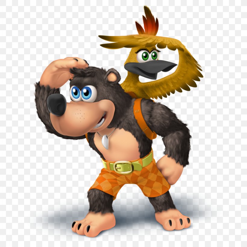 Banjo-Kazooie Banjo-Tooie Super Smash Bros. Ultimate Yooka-Laylee Video Games, PNG, 1024x1025px, Banjokazooie, Action Figure, Animal Figure, Animated Cartoon, Animation Download Free