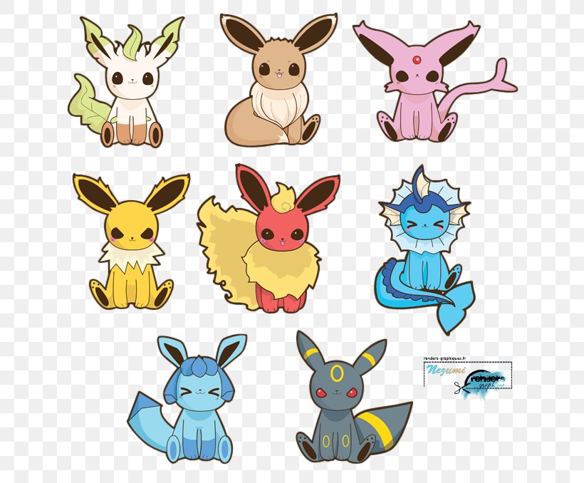 Eevee Rabbit Umbreon Vaporeon Pokémon, PNG, 659x678px, Eevee, Art, Carnivoran, Cartoon, Digimon Download Free