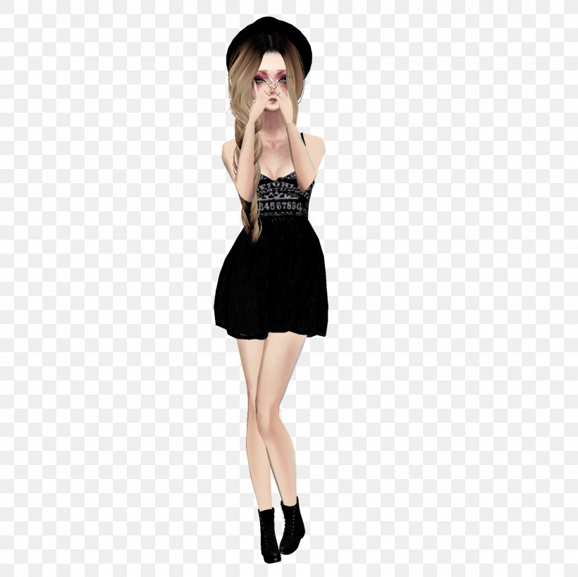 Fashion Blog IMVU Little Black Dress, PNG, 1600x1600px, Watercolor, Cartoon, Flower, Frame, Heart Download Free