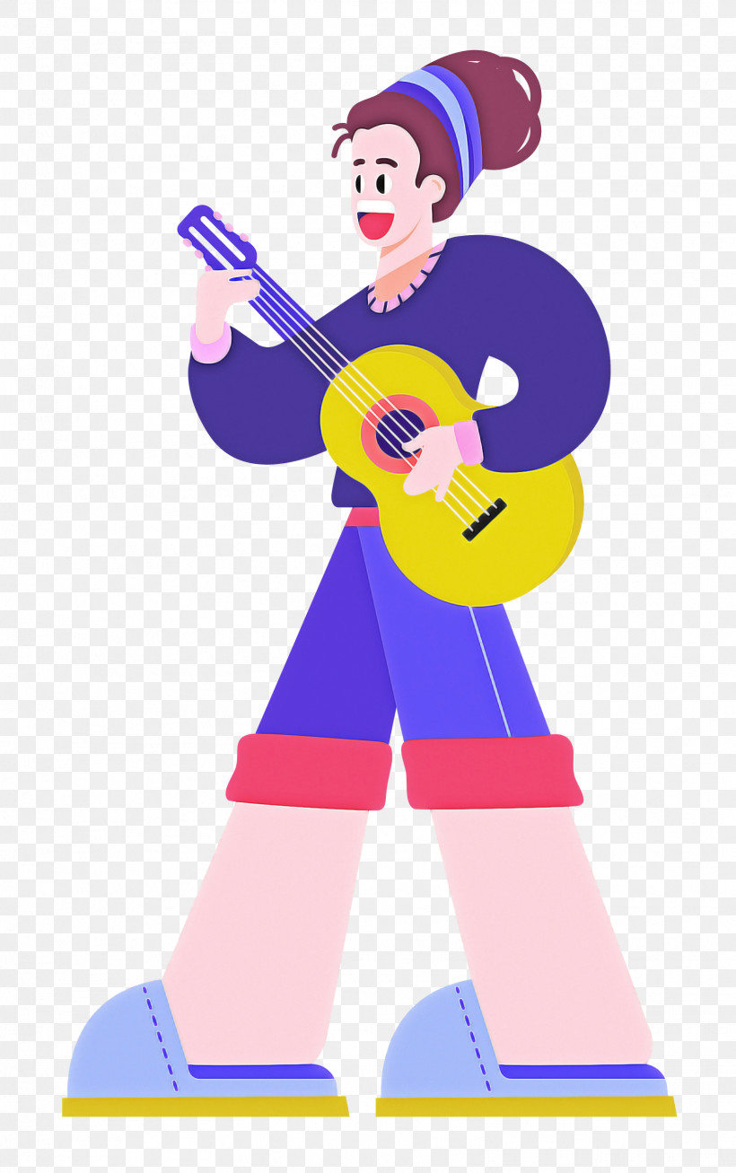 Playing The Guitar Music Guitar, PNG, 1568x2500px, Playing The Guitar, Acoustic Guitar, Cartoon, Drawing, Electric Guitar Download Free