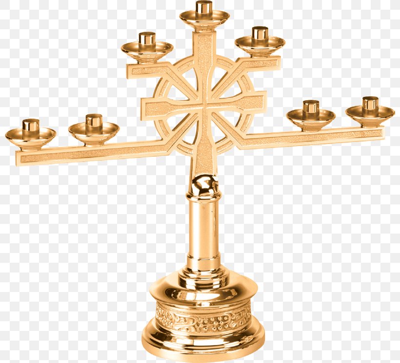 Crucifix Candelabra Altar Symbol, PNG, 800x746px, Crucifix, Altar, Brass, Candelabra, Candle Download Free