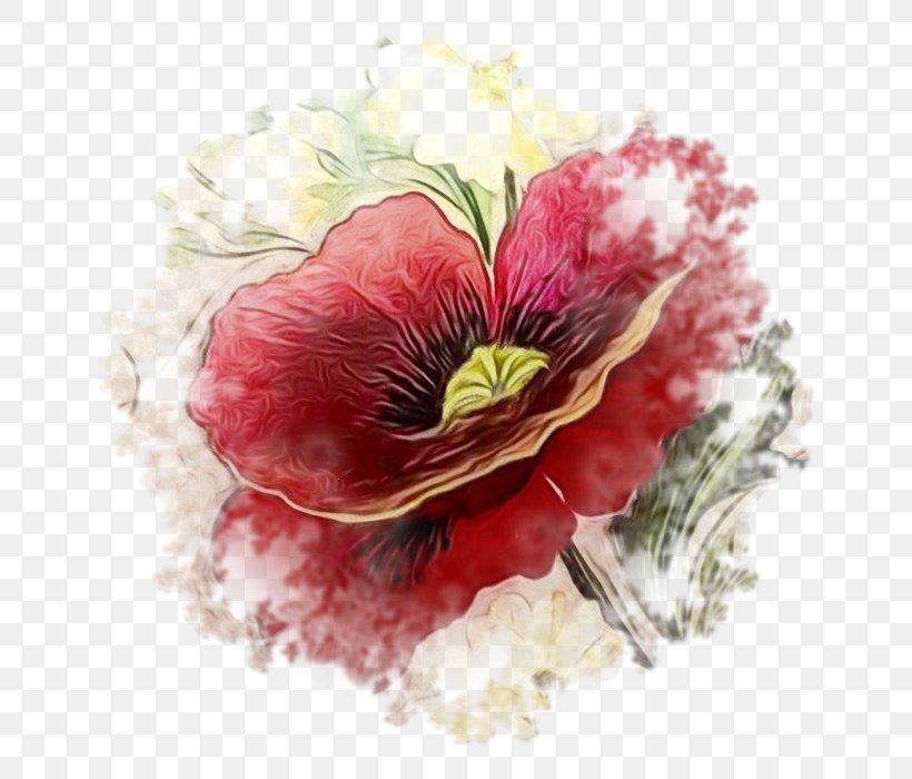 Red Watercolor Flowers, PNG, 700x700px, Watercolor, Anemone, Anthurium, Artificial Flower, Bouquet Download Free