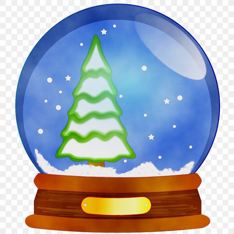 Watercolor Christmas Tree, PNG, 1979x1979px, Watercolor, Christmas, Christmas Decoration, Christmas Eve, Christmas Snow Globe Download Free