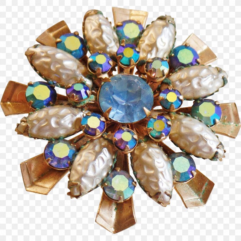 Brooch Imitation Gemstones & Rhinestones Bead Pearl, PNG, 1540x1540px, Brooch, Atomic Age, Bead, Big Blue, Blue Download Free