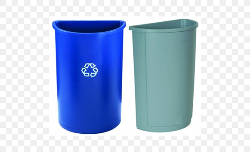 Rubbish Bins & Waste Paper Baskets Plastic Recycling Bin, PNG, 500x500px, Paper, Bin Bag, Cobalt Blue, Container, Cylinder Download Free