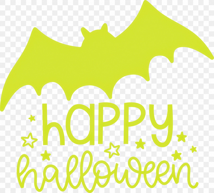 Happy Halloween, PNG, 3000x2706px, Happy Halloween, Biology, Green, Leaf, Logo Download Free