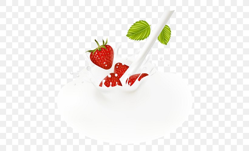 Juice Milk Strawberry, PNG, 500x500px, Juice, Aedmaasikas, Auglis, Dairy, Dairy Product Download Free