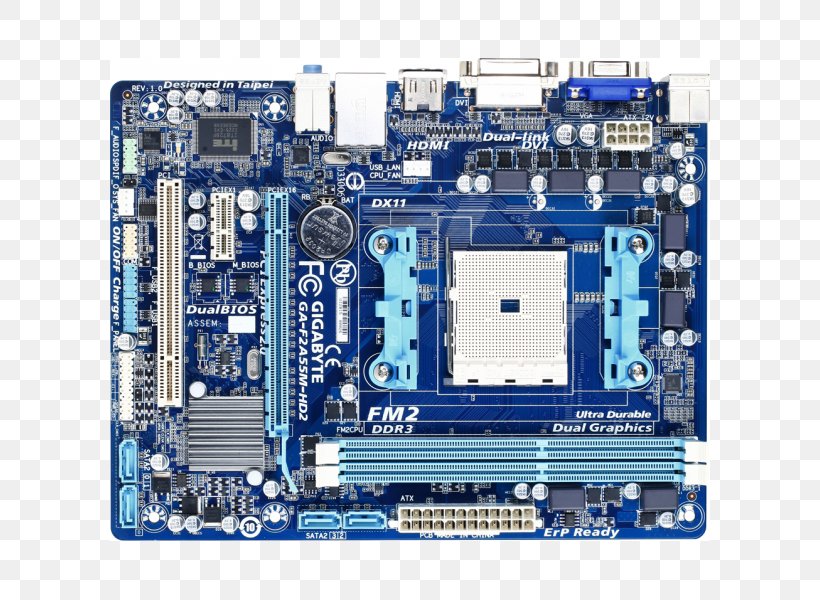 Socket FM2 Motherboard MicroATX Gigabyte Technology, PNG, 600x600px, Socket Fm2, Advanced Micro Devices, Atx, Chipset, Computer Download Free