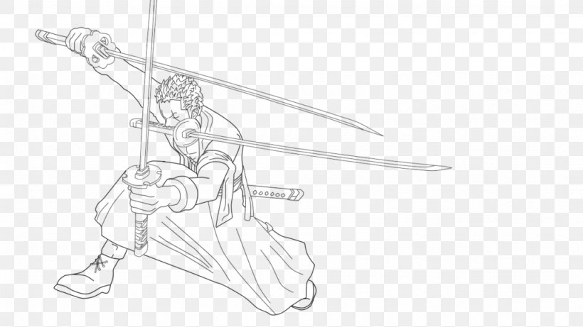 Sword Line Art Cartoon Sketch, PNG, 1024x576px, Sword, Artwork, Black And White, Cartoon, Character Download Free