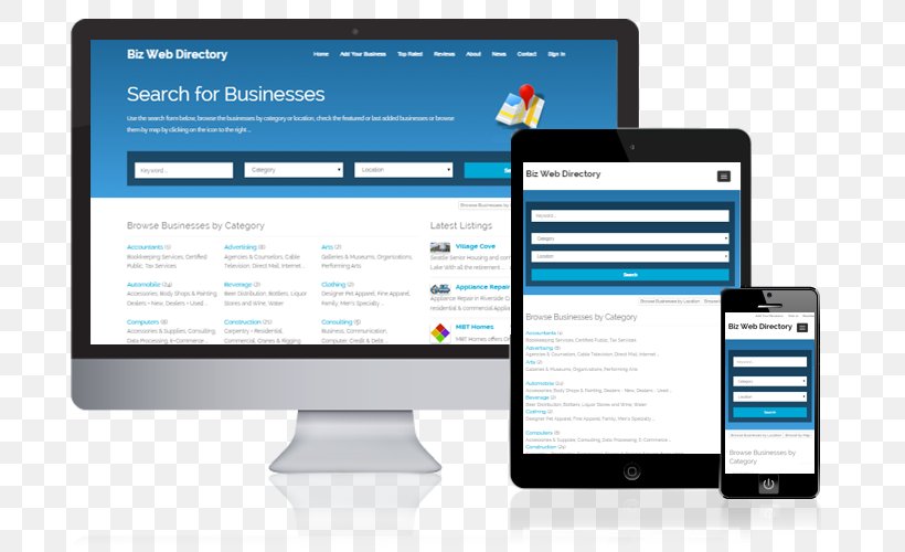 Business Directory PHP Web Directory Information, PNG, 760x500px, Business Directory, Brand, Business, Communication, Company Download Free