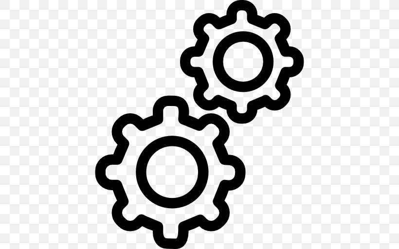 Gear, PNG, 512x512px, Gear, Area, Auto Part, Black And White, Body Jewelry Download Free