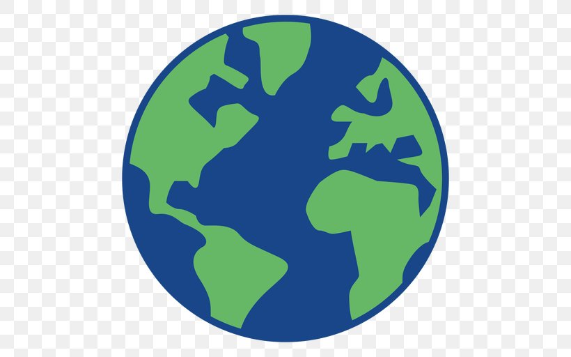 Earth, PNG, 512x512px, Earth, Electric Blue, Flat Design, Globe, Green Download Free