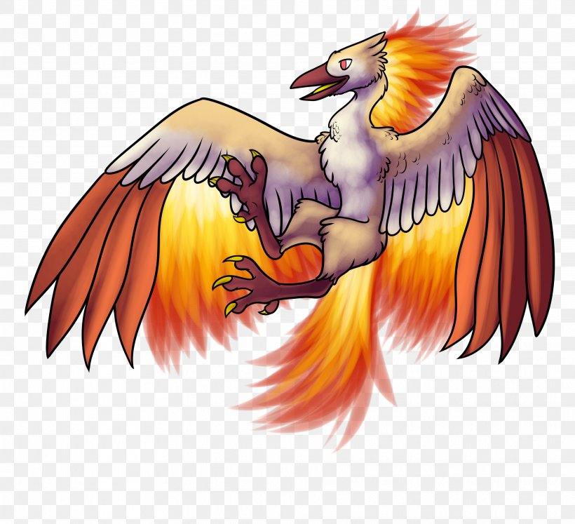 Eagle Legendary Creature Cartoon Beak, PNG, 3632x3312px, Eagle, Art, Beak, Bird, Bird Of Prey Download Free