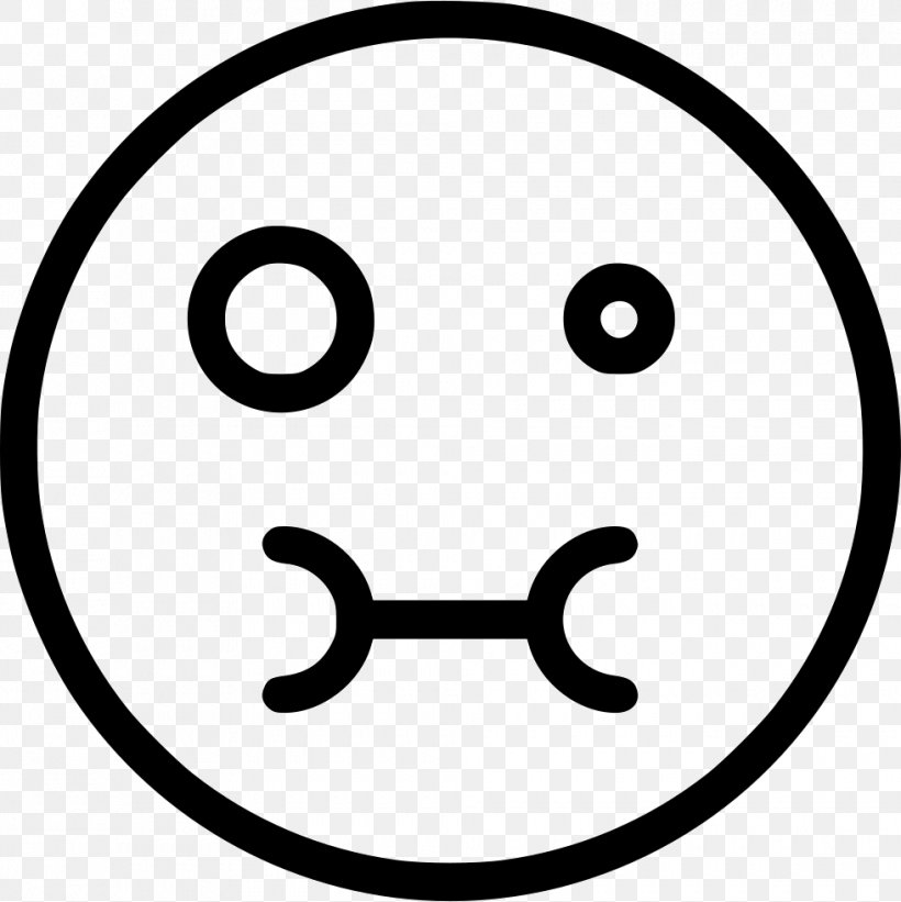 Smiley Emoticon, PNG, 980x982px, Smiley, Area, Avatar, Black And White, Emoticon Download Free