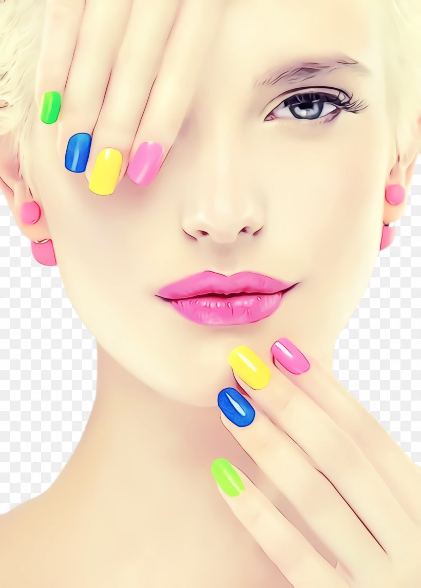 Face Skin Lip Nail Beauty, PNG, 1692x2364px, Watercolor, Beauty, Cheek, Chin, Face Download Free