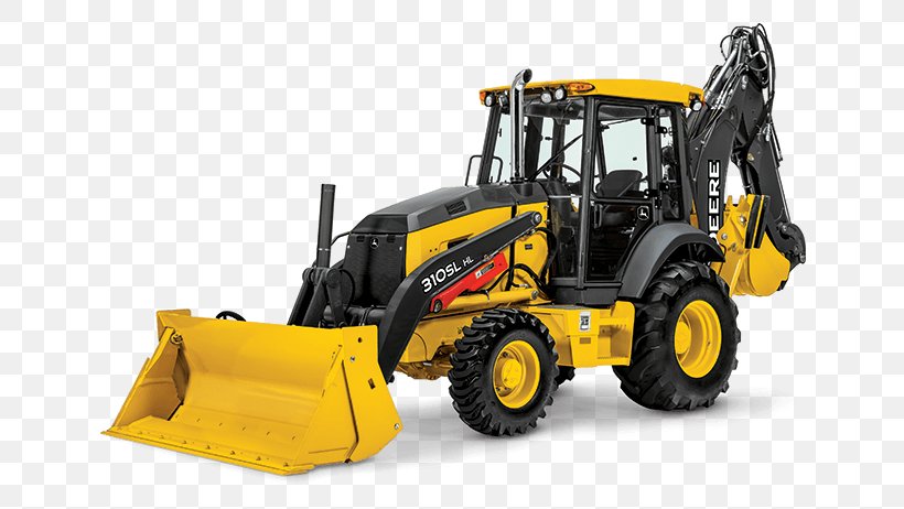 John Deere Heavy Machinery Backhoe Loader Backhoe Loader, PNG, 642x462px, John Deere, Agricultural Machinery, Backhoe, Backhoe Loader, Bulldozer Download Free