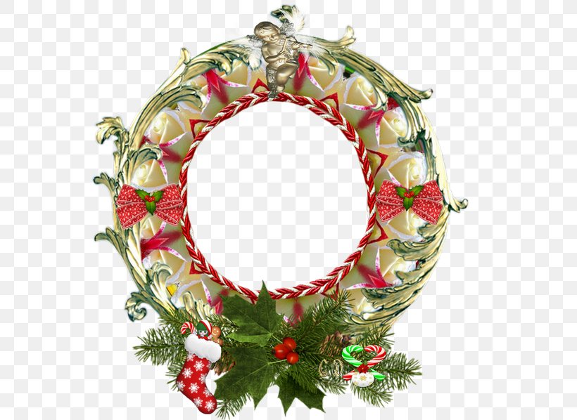 Christmas Ornament Wreath Flower, PNG, 600x598px, Christmas Ornament, Christmas, Christmas Decoration, Decor, Flower Download Free