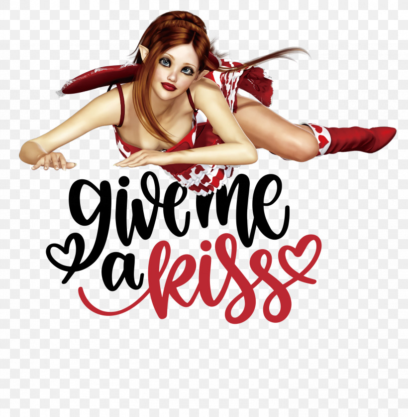 Give Me A Kiss Valentines Day Love, PNG, 2936x3000px, Valentines Day, Character, Kiss, Logo, Love Download Free