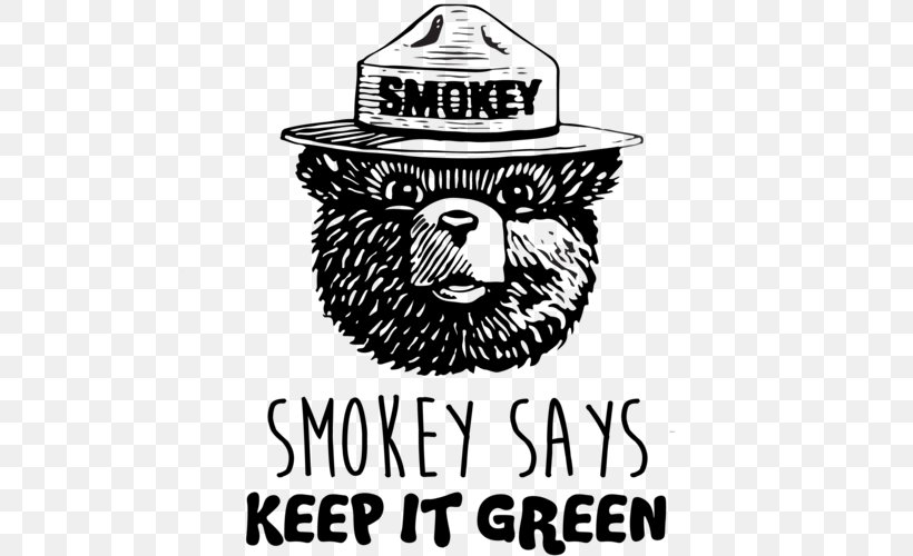 Smokey Bear Wildfire Sticker Decal, PNG, 500x500px, Watercolor, Cartoon, Flower, Frame, Heart Download Free