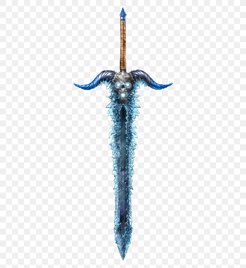 Sword Ice Excalibur Weapon Drawing, PNG, 350x891px, Watercolor, Cartoon, Flower, Frame, Heart Download Free