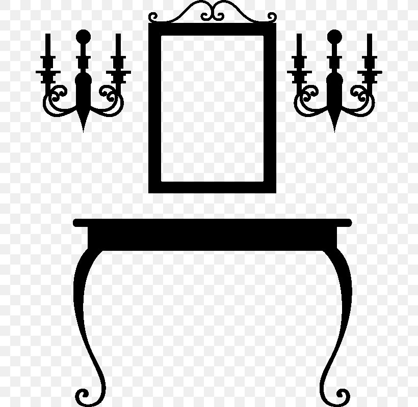Table Wall Decal Furniture Ornament, PNG, 800x800px, Table, Bedroom, Black And White, Chandelier, Designer Download Free