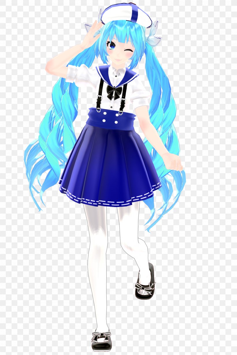 Hatsune Miku MikuMikuDance Vocaloid Light Sailor Dress, PNG, 2000x3000px, Watercolor, Cartoon, Flower, Frame, Heart Download Free