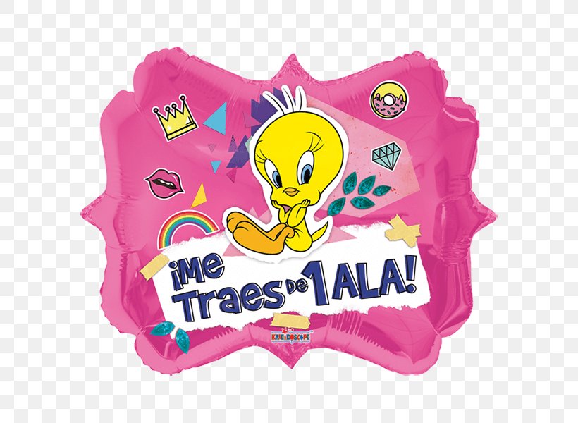 Tweety Me Traes De Un Ala Looney Tunes Love 0, PNG, 600x600px, 2018, Tweety, Assortment Strategies, Balloon, Looney Tunes Download Free