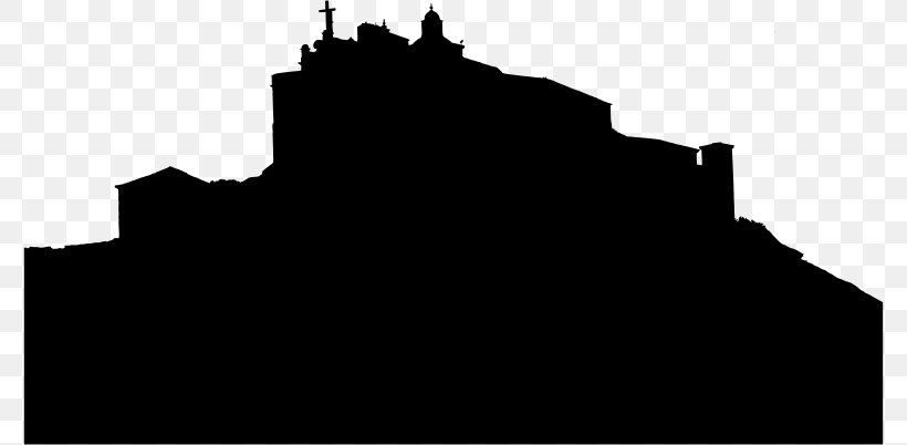 Black And White Silhouette Photography, PNG, 778x402px, Black And White, Black, Castle, Monochrome, Monochrome Photography Download Free
