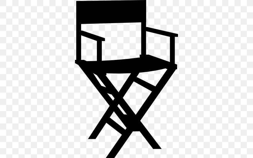 Director's Chair Film Director Royalty-free, PNG, 512x512px, Chair, Black And White, Can Stock Photo, Drawing, Film Director Download Free