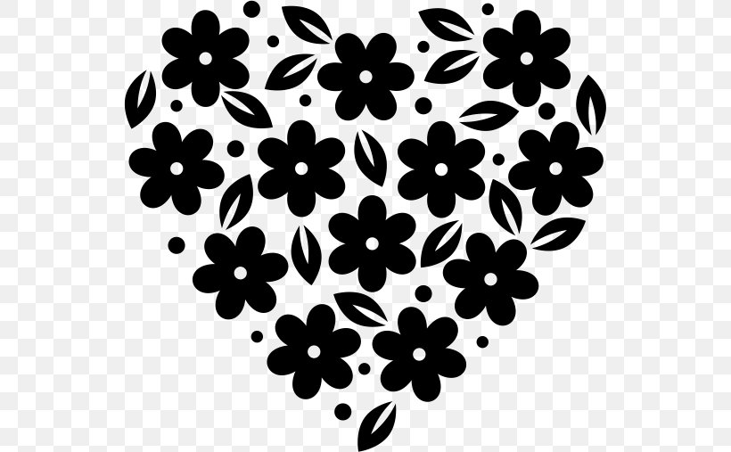 Floral Design White Pattern, PNG, 541x507px, Floral Design, Black, Black And White, Black M, Branch Download Free