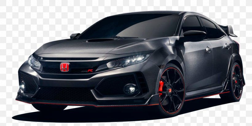 Honda Civic Type R Car VTEC Honda Type R, PNG, 980x490px, 2017 Honda Civic, Honda Civic Type R, Auto Part, Automotive Design, Automotive Exterior Download Free