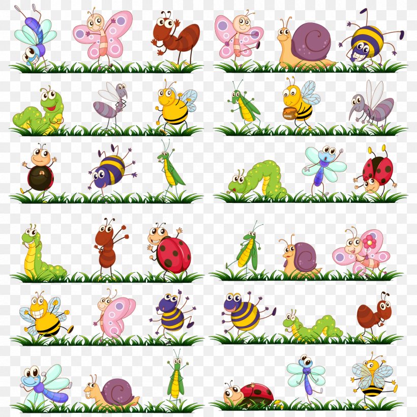 Insect Butterfly Cartoon Royalty-free, PNG, 1200x1200px, Insect, Art, Butterfly, Cartoon, Comics Download Free