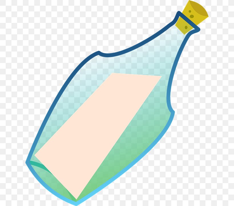 Message In A Bottle Clip Art, PNG, 642x720px, Message In A Bottle, Aqua, Bottle, Cartoon, Email Download Free