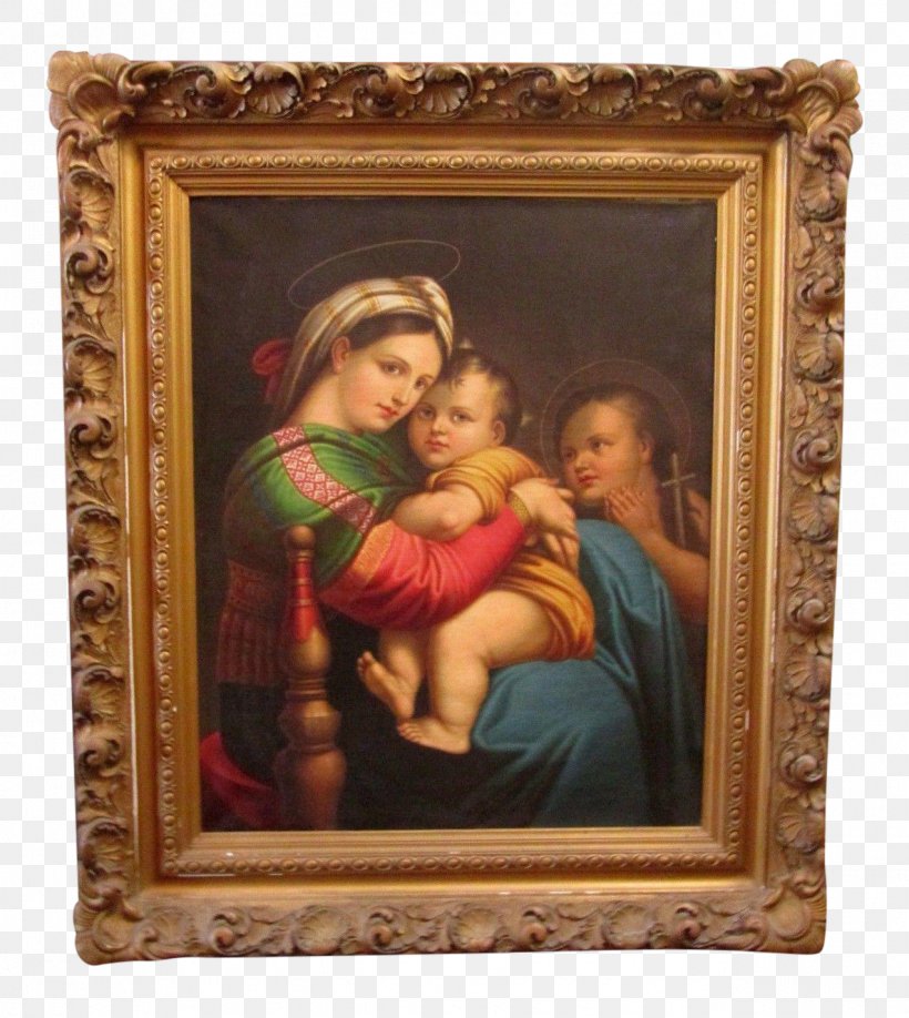 Oil Painting Madonna Della Seggiola Canvas, PNG, 1274x1427px, Painting, Antique, Art, Artwork, Canvas Download Free