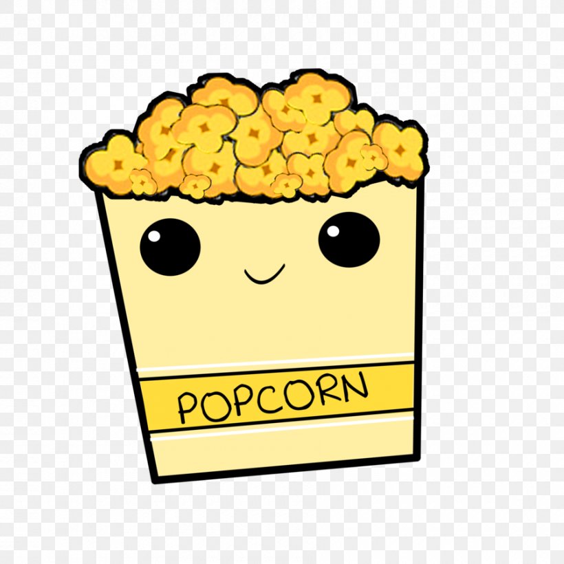Popcorn Time Drawing Clip Art, PNG, 900x900px, Popcorn, Area, Cuteness, Diagram, Drawing Download Free
