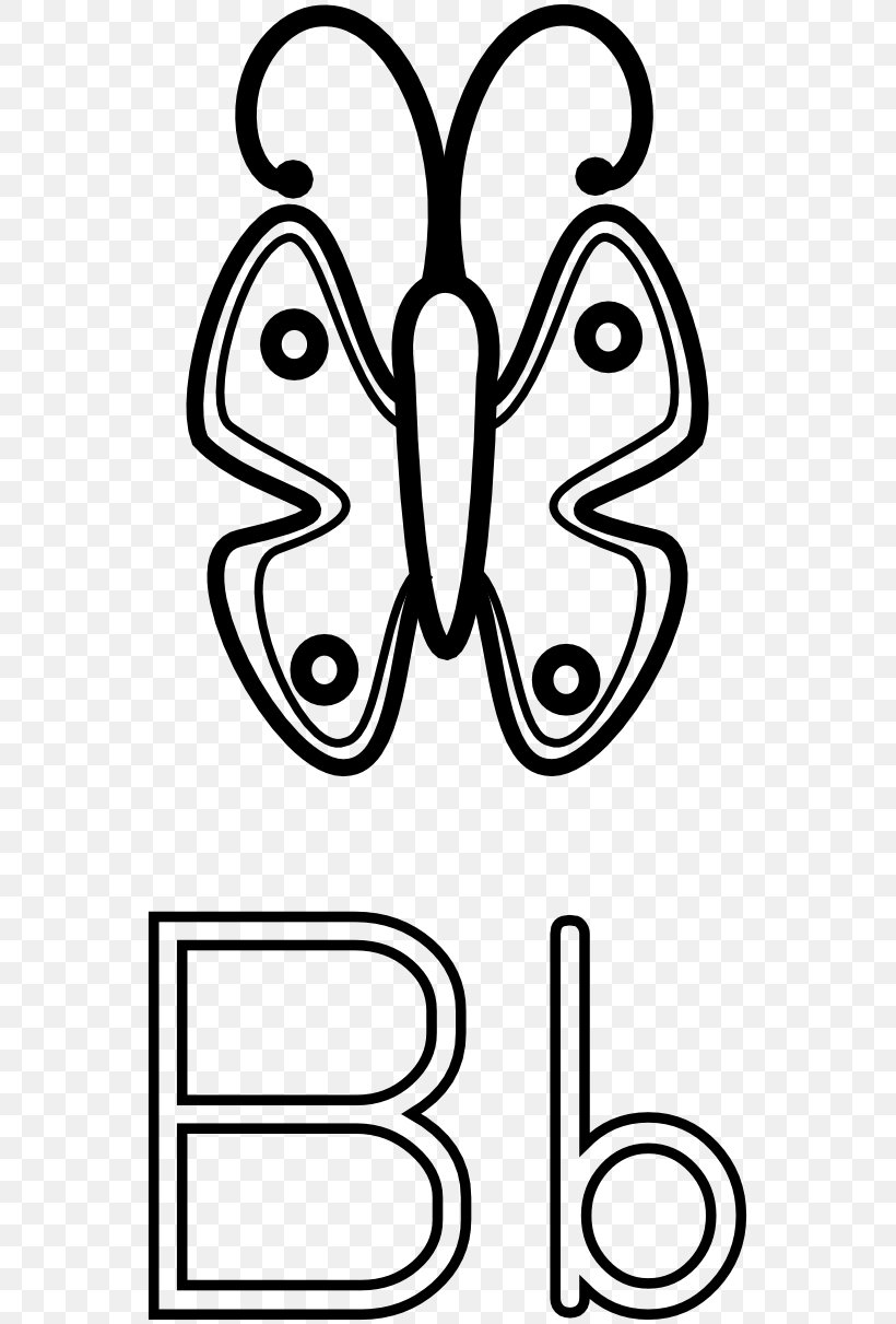 Butterfly Coloring Book Letter Child, PNG, 555x1211px, Butterfly, Adult, Alphabet, Area, Black And White Download Free