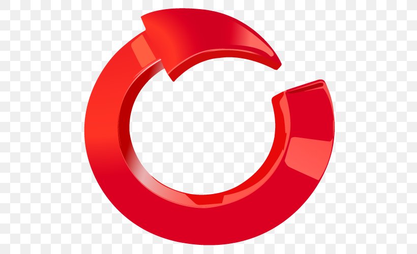 Circle & Arrow 3D Circle Red, PNG, 500x500px, 3d Circle, 3d Computer Graphics, Circle Arrow, Android, Curve Download Free