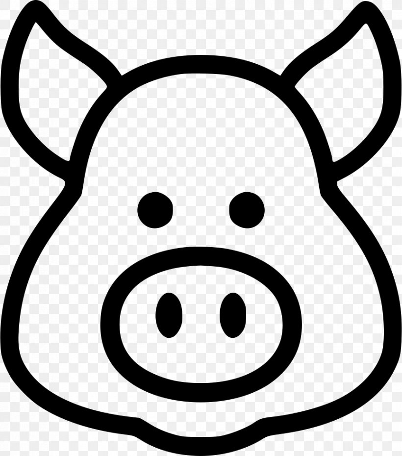 Domestic Pig, PNG, 864x980px, Pig, Black And White, Chinese Zodiac, Domestic Pig, Facial Expression Download Free