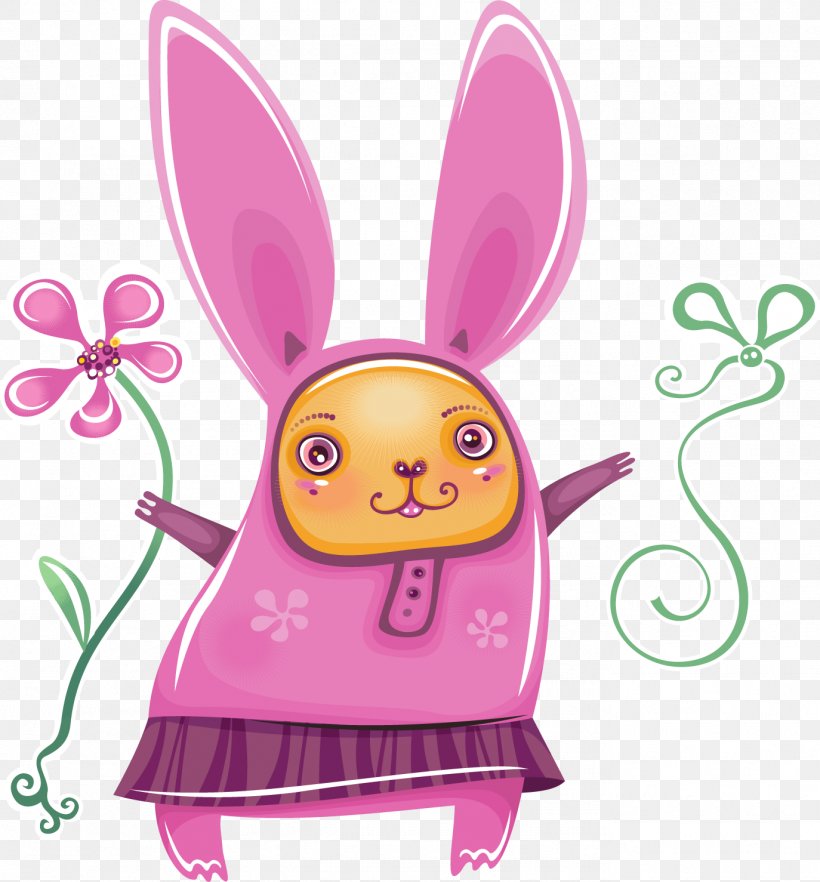 Easter Bunny Rabbit New Year Clip Art, PNG, 1374x1478px, Easter Bunny, Art, Bunny Slippers, Cartoon, Chinese New Year Download Free