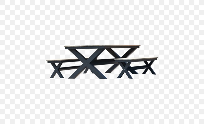 Garden Furniture Grey Picnic Table, PNG, 500x500px, Garden Furniture, Anthracite, Bench, Black And White, Centimeter Download Free