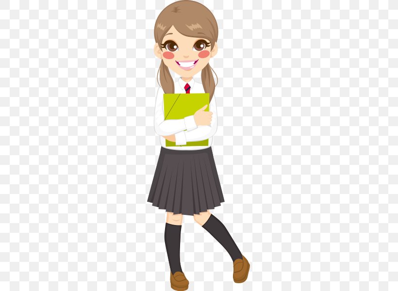 School Uniform Student, PNG, 446x600px, Watercolor, Cartoon, Flower, Frame, Heart Download Free