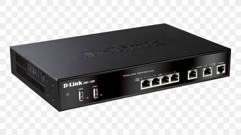 Wireless LAN Controller D-Link DWC-1000 Wireless Controller Wireless Access Points, PNG, 1664x936px, Wireless Lan Controller, Audio Receiver, Cable, Computer Network, Controller Download Free
