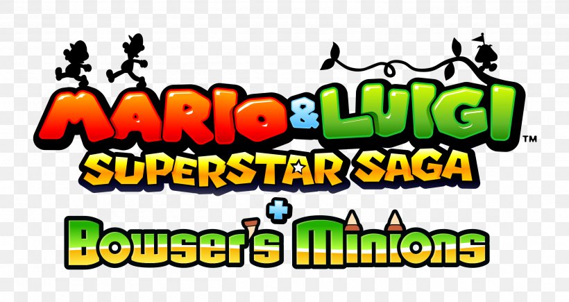 Mario & Luigi: Superstar Saga + Bowser’s Minions Super Mario Bros., PNG, 2604x1383px, Mario Luigi Superstar Saga, Area, Boss, Bowser, Brand Download Free