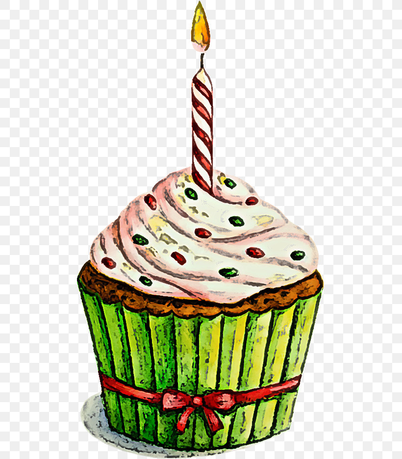 Birthday Candle, PNG, 505x936px, Cupcake, Baked Goods, Baking Cup, Birthday Candle, Buttercream Download Free