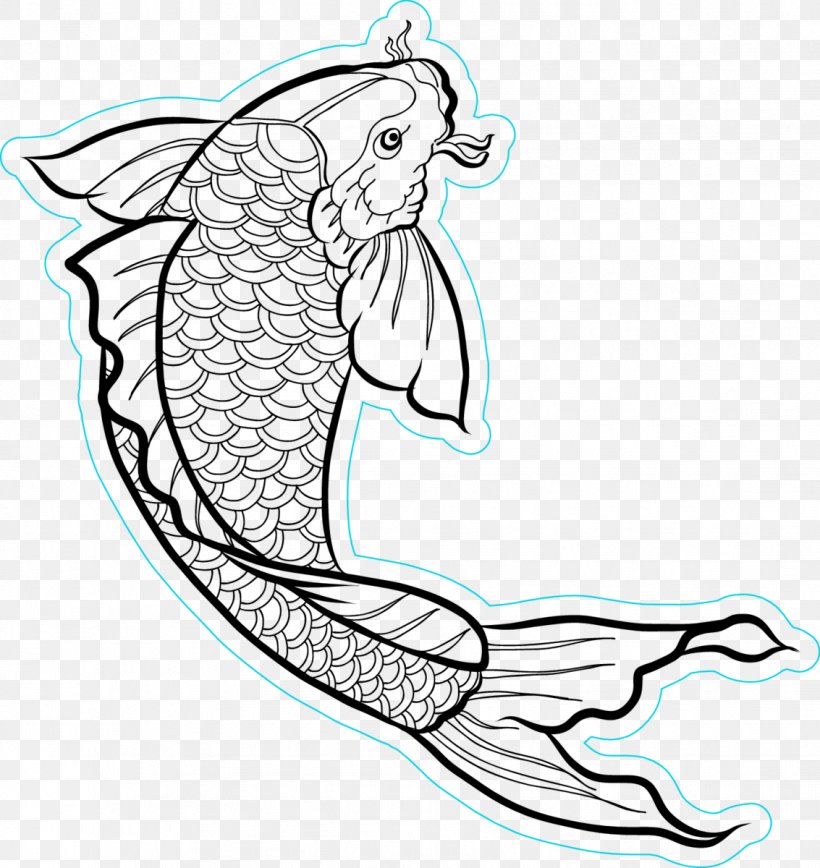 Butterfly Tattoo, PNG, 1133x1200px, Koi, Butterfly Koi, Coloring Book, Common Carp, Doodle Download Free